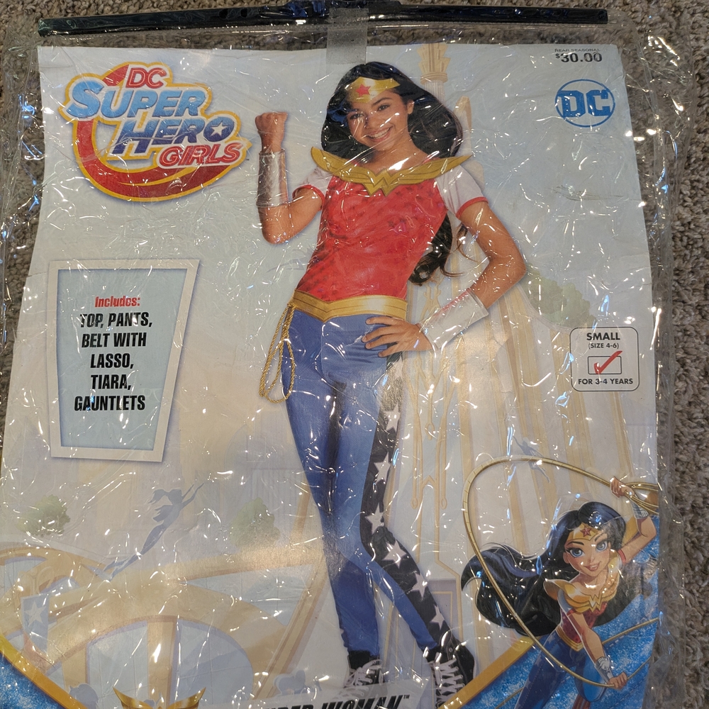 DC Super Hero Girls Red and Blue Costume Set